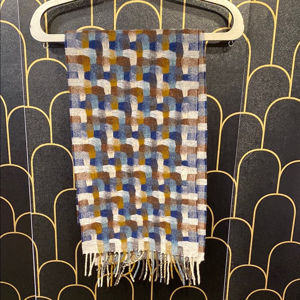English heritage woven scarf